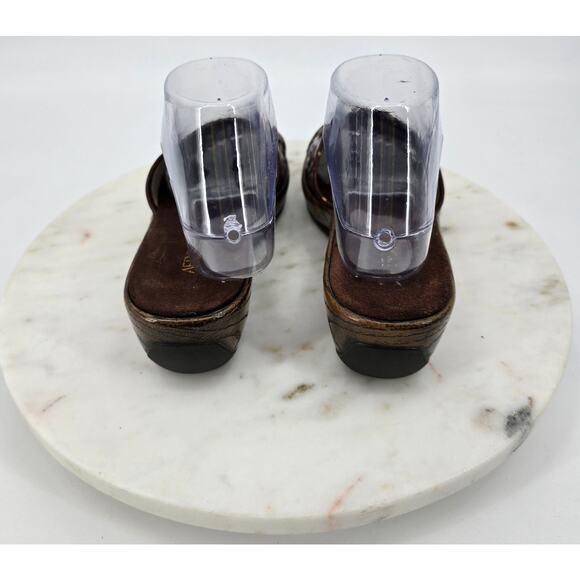 Aerosoles Brown Woven Slide Sandals - Picture 5 of 8